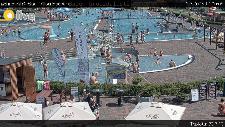 Aquapark Olešná - Letní aquapark - 3.7.2025 v 12:00