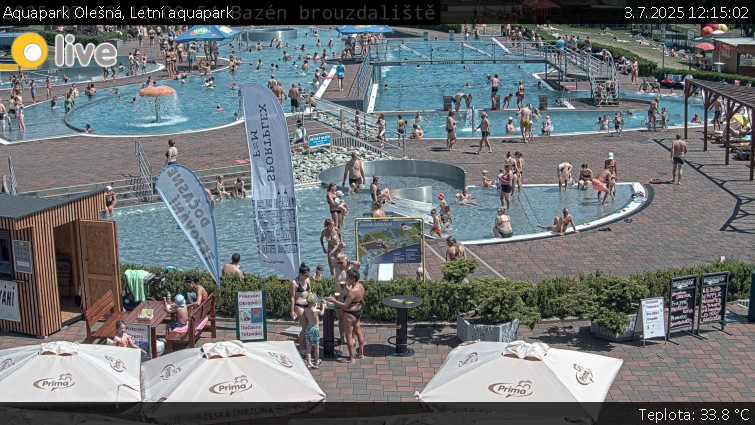 Aquapark Olešná - Letní aquapark - 3.7.2025 v 12:15