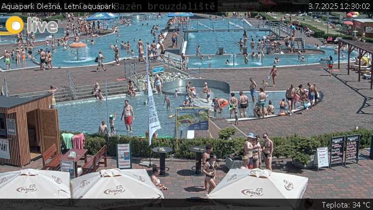 Aquapark Olešná - Letní aquapark - 3.7.2025 v 12:30