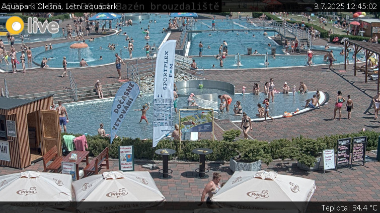 Aquapark Olešná - Letní aquapark - 3.7.2025 v 12:45