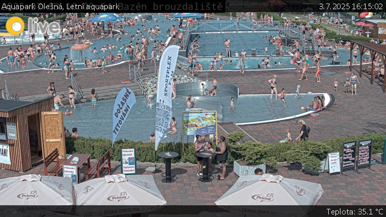 Aquapark Olešná - Letní aquapark - 3.7.2025 v 16:15