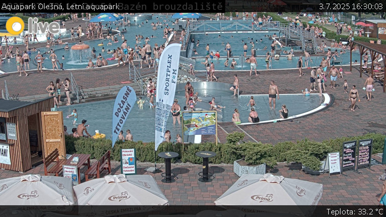 Aquapark Olešná - Letní aquapark - 3.7.2025 v 16:30