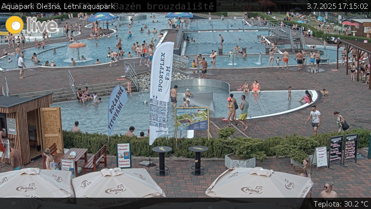 Aquapark Olešná - Letní aquapark - 3.7.2025 v 17:15