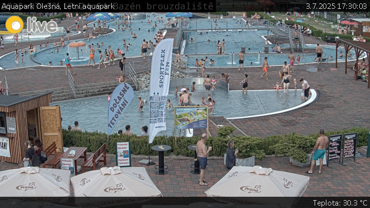 Aquapark Olešná - Letní aquapark - 3.7.2025 v 17:30