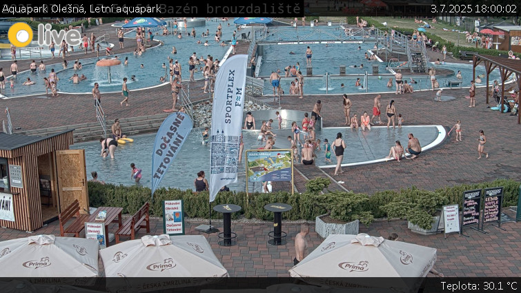 Aquapark Olešná - Letní aquapark - 3.7.2025 v 18:00