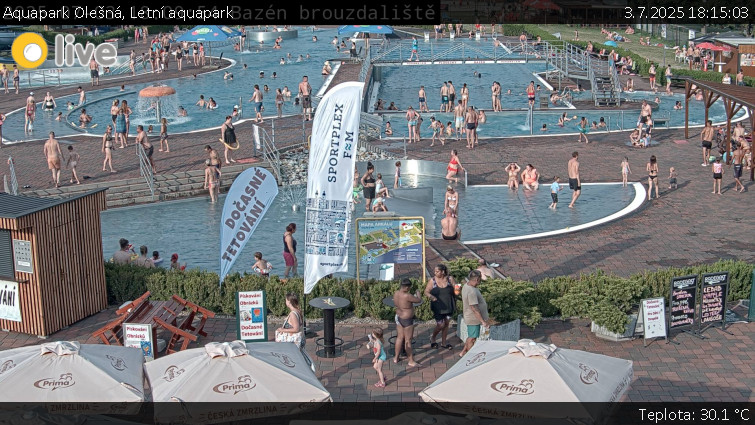 Aquapark Olešná - Letní aquapark - 3.7.2025 v 18:15