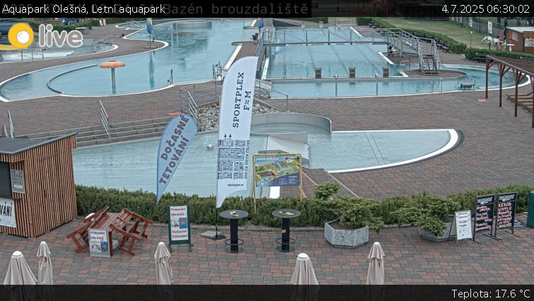 Aquapark Olešná - Letní aquapark - 4.7.2025 v 06:30 Aquapark Olešná - Letní aquapark - 4.7.2025 v 06:30