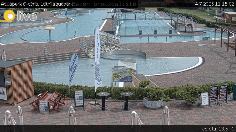 Aquapark Olešná - Letní aquapark - 4.7.2025 v 11:15 Aquapark Olešná - Letní aquapark - 4.7.2025 v 11:15