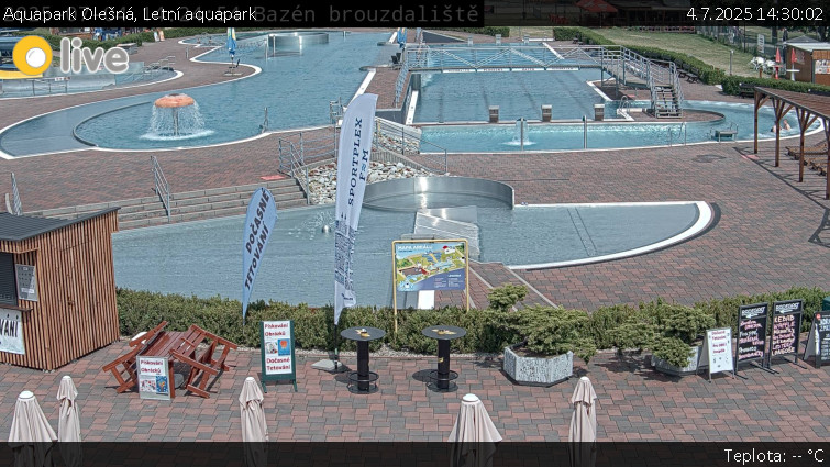 Aquapark Olešná - Letní aquapark - 4.7.2025 v 14:30 Aquapark Olešná - Letní aquapark - 4.7.2025 v 14:30