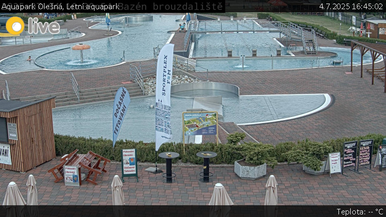 Aquapark Olešná - Letní aquapark - 4.7.2025 v 16:45 Aquapark Olešná - Letní aquapark - 4.7.2025 v 16:45