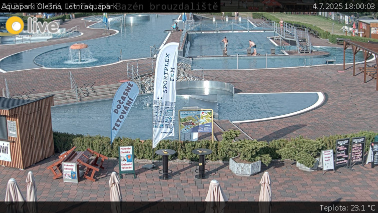 Aquapark Olešná - Letní aquapark - 4.7.2025 v 18:00 Aquapark Olešná - Letní aquapark - 4.7.2025 v 18:00