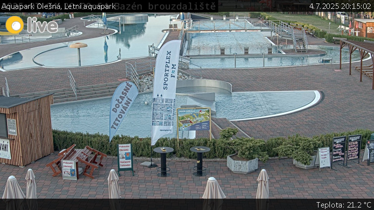 Aquapark Olešná - Letní aquapark - 4.7.2025 v 20:15 Aquapark Olešná - Letní aquapark - 4.7.2025 v 20:15