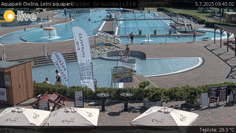 Aquapark Olešná - Letní aquapark - 5.7.2025 v 09:45 Aquapark Olešná - Letní aquapark - 5.7.2025 v 09:45