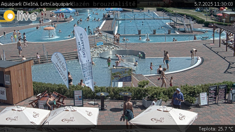 Aquapark Olešná - Letní aquapark - 5.7.2025 v 11:30 Aquapark Olešná - Letní aquapark - 5.7.2025 v 11:30