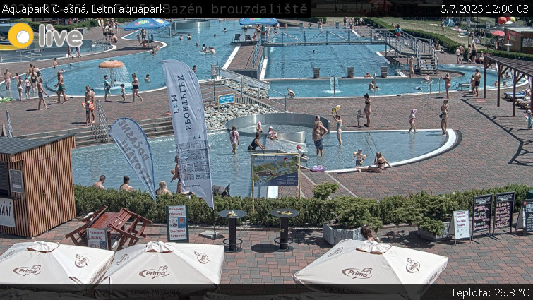 Aquapark Olešná - Letní aquapark - 5.7.2025 v 12:00 Aquapark Olešná - Letní aquapark - 5.7.2025 v 12:00