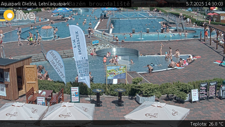Aquapark Olešná - Letní aquapark - 5.7.2025 v 14:30 Aquapark Olešná - Letní aquapark - 5.7.2025 v 14:30