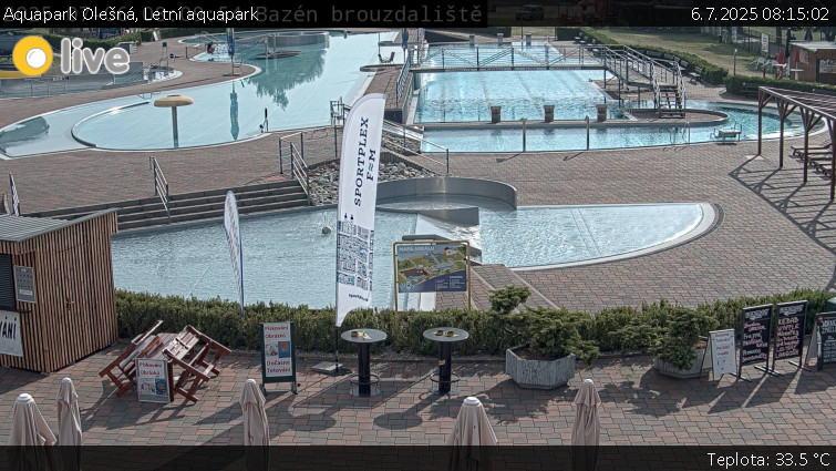Aquapark Olešná - Letní aquapark - 6.7.2025 v 08:15 Aquapark Olešná - Letní aquapark - 6.7.2025 v 08:15