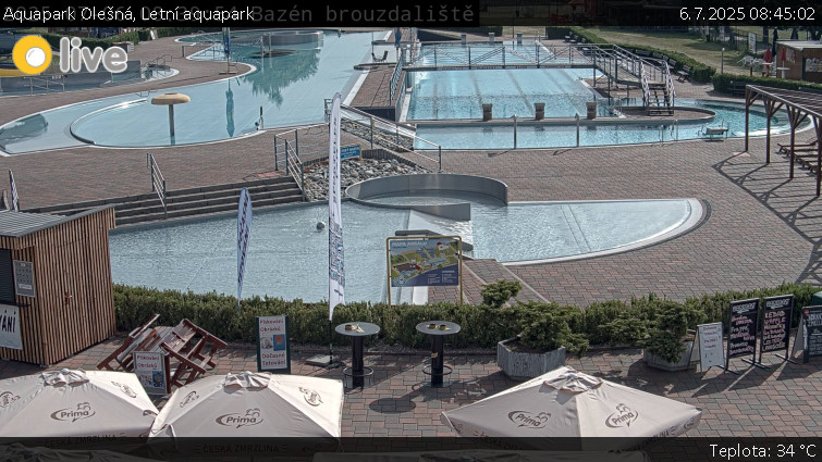 Aquapark Olešná - Letní aquapark - 6.7.2025 v 08:45 Aquapark Olešná - Letní aquapark - 6.7.2025 v 08:45