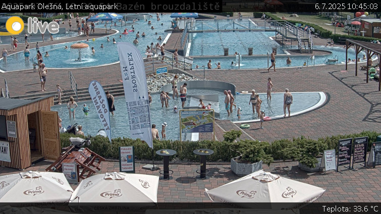 Aquapark Olešná - Letní aquapark - 6.7.2025 v 10:45 Aquapark Olešná - Letní aquapark - 6.7.2025 v 10:45