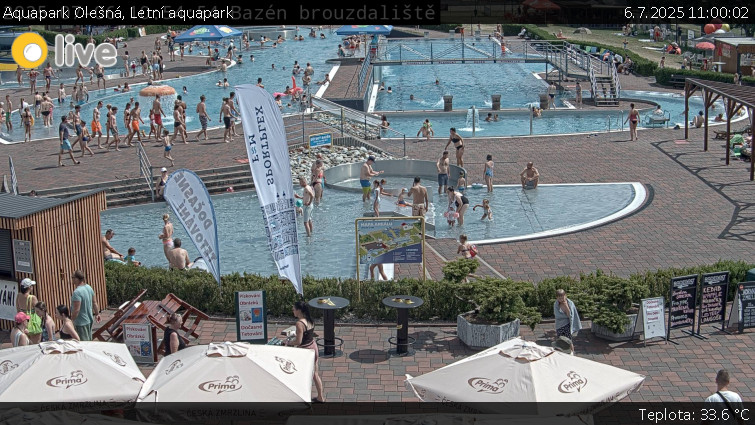 Aquapark Olešná - Letní aquapark - 6.7.2025 v 11:00 Aquapark Olešná - Letní aquapark - 6.7.2025 v 11:00