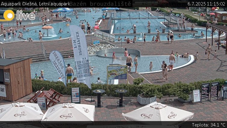 Aquapark Olešná - Letní aquapark - 6.7.2025 v 11:15 Aquapark Olešná - Letní aquapark - 6.7.2025 v 11:15