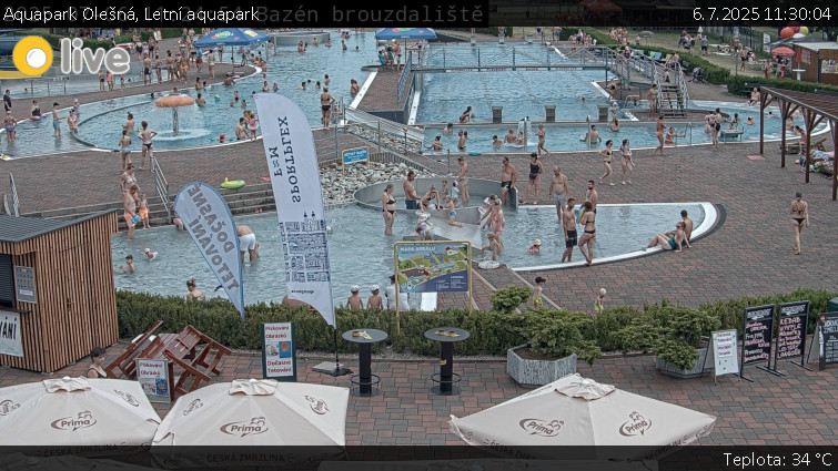 Aquapark Olešná - Letní aquapark - 6.7.2025 v 11:30 Aquapark Olešná - Letní aquapark - 6.7.2025 v 11:30