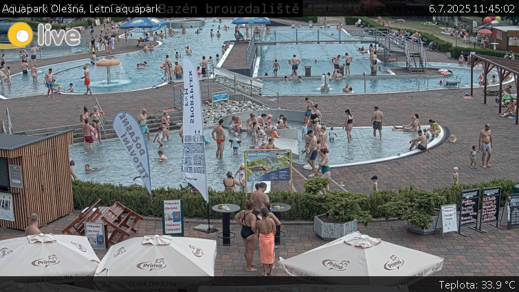 Aquapark Olešná - Letní aquapark - 6.7.2025 v 11:45 Aquapark Olešná - Letní aquapark - 6.7.2025 v 11:45