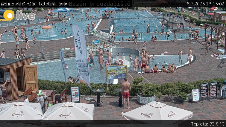Aquapark Olešná - Letní aquapark - 6.7.2025 v 13:15 Aquapark Olešná - Letní aquapark - 6.7.2025 v 13:15