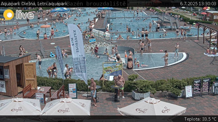 Aquapark Olešná - Letní aquapark - 6.7.2025 v 13:30 Aquapark Olešná - Letní aquapark - 6.7.2025 v 13:30