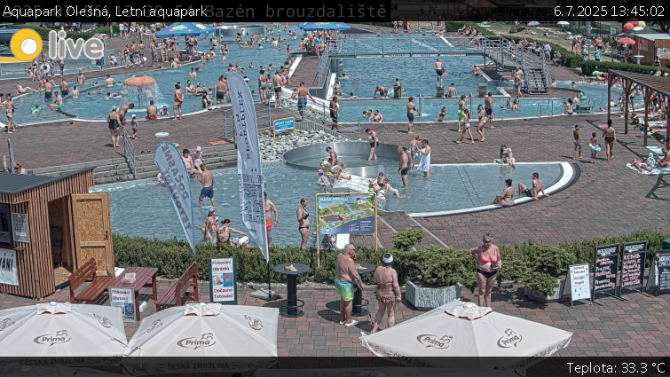 Aquapark Olešná - Letní aquapark - 6.7.2025 v 13:45 Aquapark Olešná - Letní aquapark - 6.7.2025 v 13:45