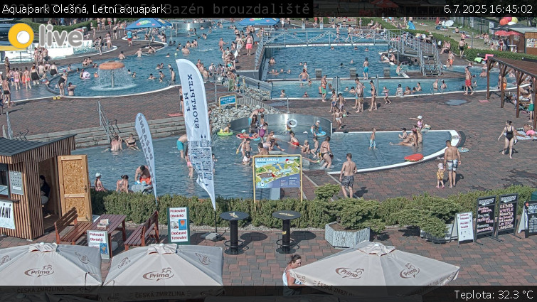 Aquapark Olešná - Letní aquapark - 6.7.2025 v 16:45 Aquapark Olešná - Letní aquapark - 6.7.2025 v 16:45