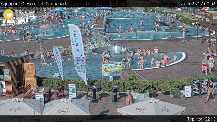 Aquapark Olešná - Letní aquapark - 6.7.2025 v 17:00 Aquapark Olešná - Letní aquapark - 6.7.2025 v 17:00