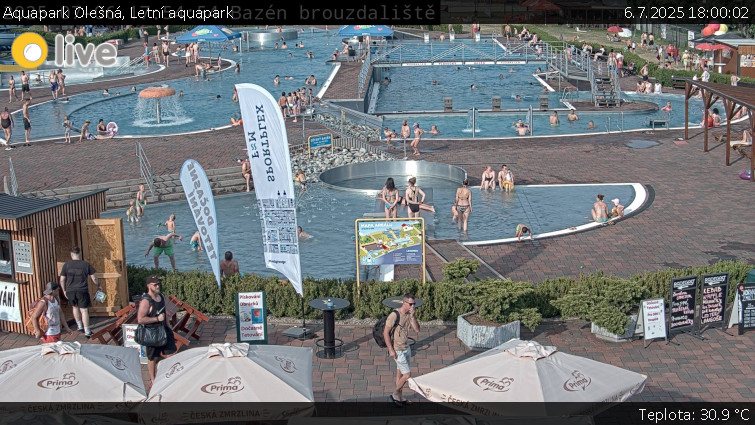 Aquapark Olešná - Letní aquapark - 6.7.2025 v 18:00 Aquapark Olešná - Letní aquapark - 6.7.2025 v 18:00