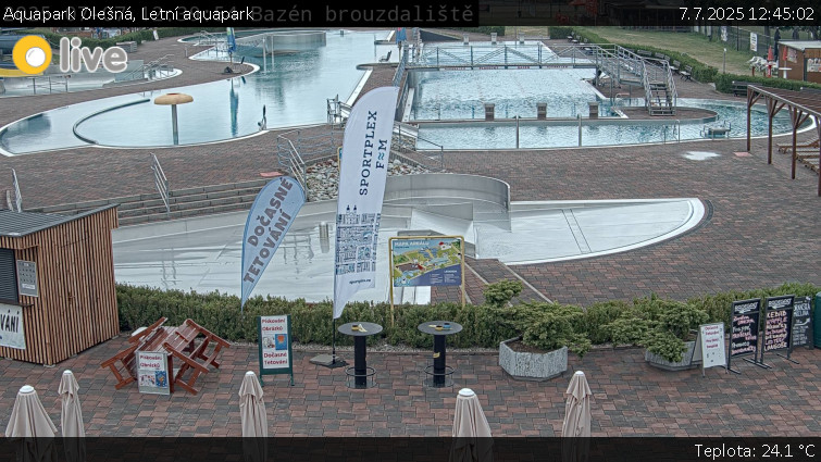 Aquapark Olešná - Letní aquapark - 7.7.2025 v 12:45 Aquapark Olešná - Letní aquapark - 7.7.2025 v 12:45