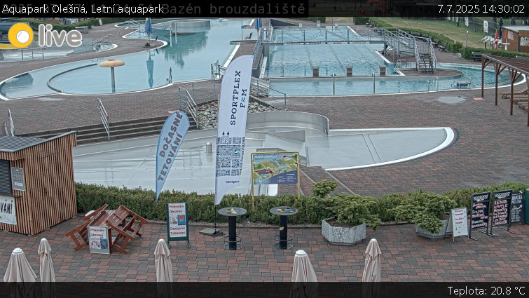 Aquapark Olešná - Letní aquapark - 7.7.2025 v 14:30 Aquapark Olešná - Letní aquapark - 7.7.2025 v 14:30
