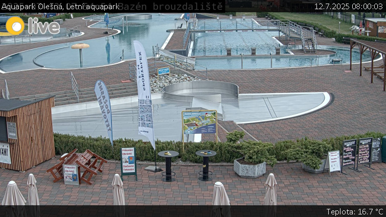 Aquapark Olešná - Letní aquapark - 12.7.2025 v 08:00 Aquapark Olešná - Letní aquapark - 12.7.2025 v 08:00