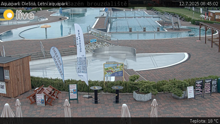 Aquapark Olešná - Letní aquapark - 12.7.2025 v 08:45