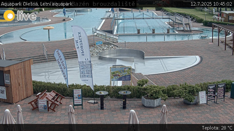 Aquapark Olešná - Letní aquapark - 12.7.2025 v 10:45 Aquapark Olešná - Letní aquapark - 12.7.2025 v 10:45