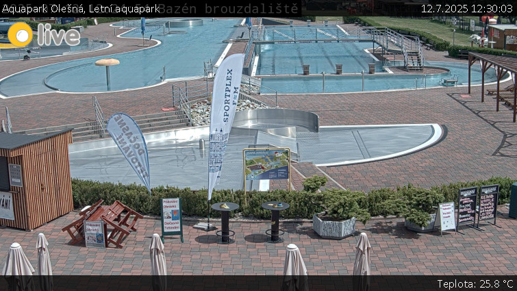 Aquapark Olešná - Letní aquapark - 12.7.2025 v 12:30 Aquapark Olešná - Letní aquapark - 12.7.2025 v 12:30
