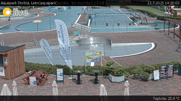 Aquapark Olešná - Letní aquapark - 12.7.2025 v 14:30 Aquapark Olešná - Letní aquapark - 12.7.2025 v 14:30