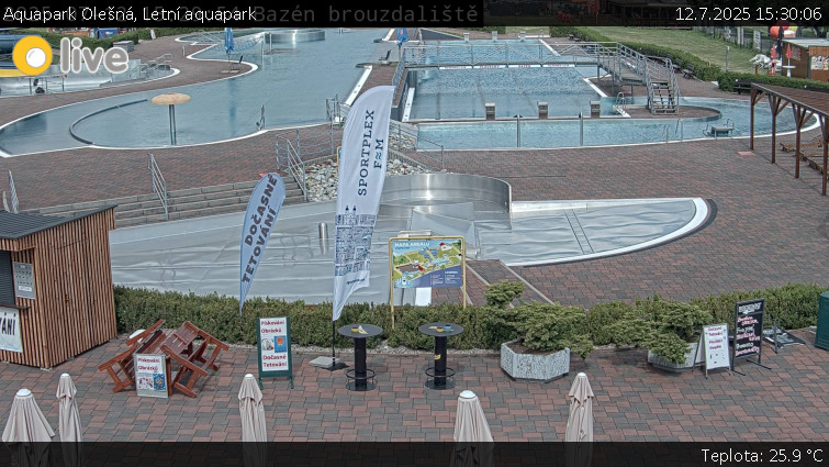 Aquapark Olešná - Letní aquapark - 12.7.2025 v 15:30 Aquapark Olešná - Letní aquapark - 12.7.2025 v 15:30