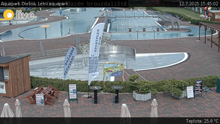 Aquapark Olešná - Letní aquapark - 12.7.2025 v 15:45 Aquapark Olešná - Letní aquapark - 12.7.2025 v 15:45