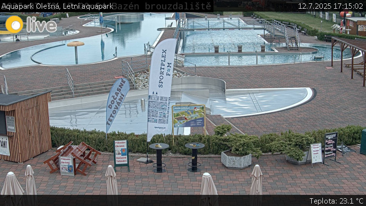 Aquapark Olešná - Letní aquapark - 12.7.2025 v 17:15 Aquapark Olešná - Letní aquapark - 12.7.2025 v 17:15