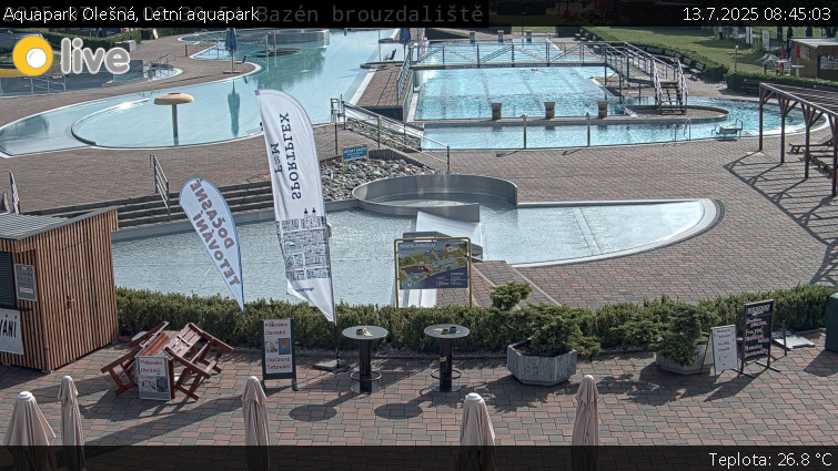 Aquapark Olešná - Letní aquapark - 13.7.2025 v 08:45 Aquapark Olešná - Letní aquapark - 13.7.2025 v 08:45
