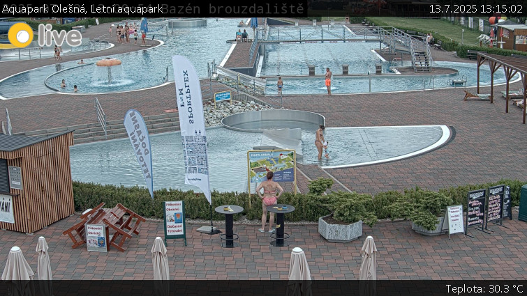 Aquapark Olešná - Letní aquapark - 13.7.2025 v 13:15 Aquapark Olešná - Letní aquapark - 13.7.2025 v 13:15