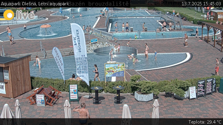 Aquapark Olešná - Letní aquapark - 13.7.2025 v 15:45