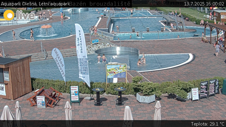 Aquapark Olešná - Letní aquapark - 13.7.2025 v 16:00 Aquapark Olešná - Letní aquapark - 13.7.2025 v 16:00