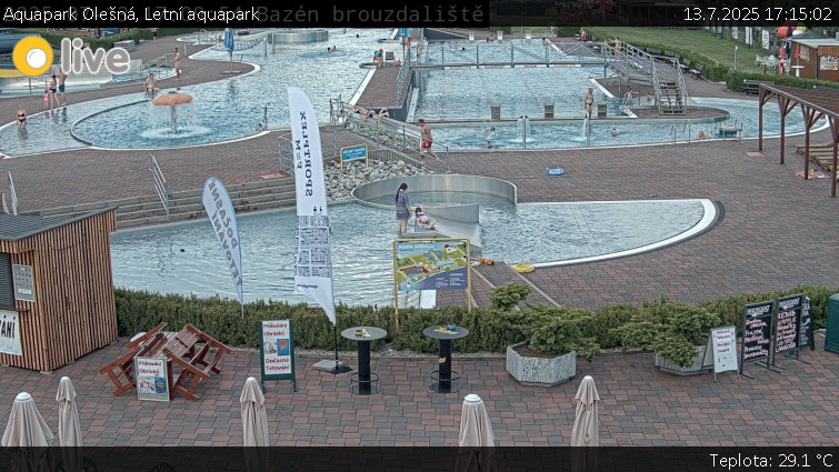 Aquapark Olešná - Letní aquapark - 13.7.2025 v 17:15 Aquapark Olešná - Letní aquapark - 13.7.2025 v 17:15