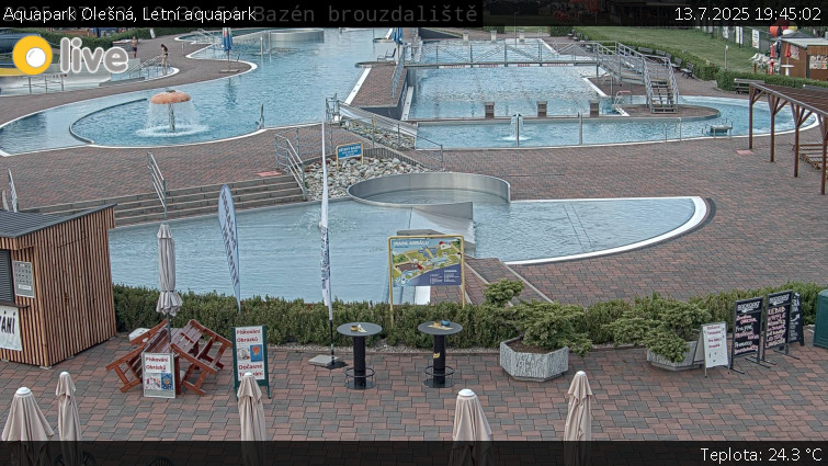 Aquapark Olešná - Letní aquapark - 13.7.2025 v 19:45 Aquapark Olešná - Letní aquapark - 13.7.2025 v 19:45