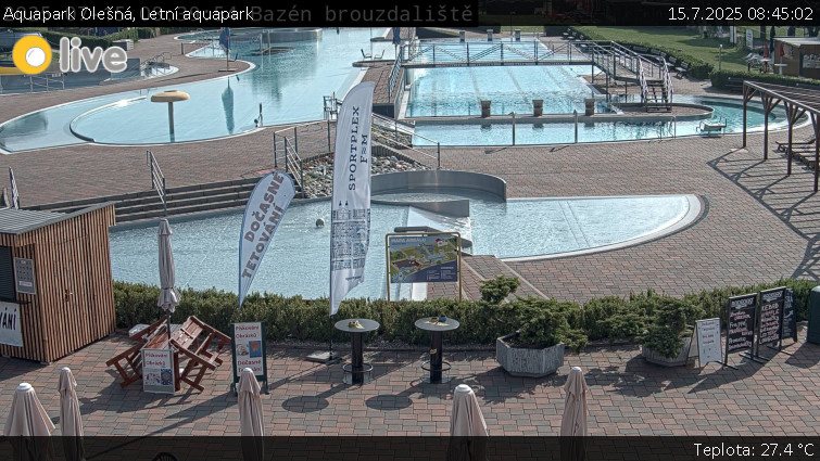Aquapark Olešná - Letní aquapark - 15.7.2025 v 08:45 Aquapark Olešná - Letní aquapark - 15.7.2025 v 08:45